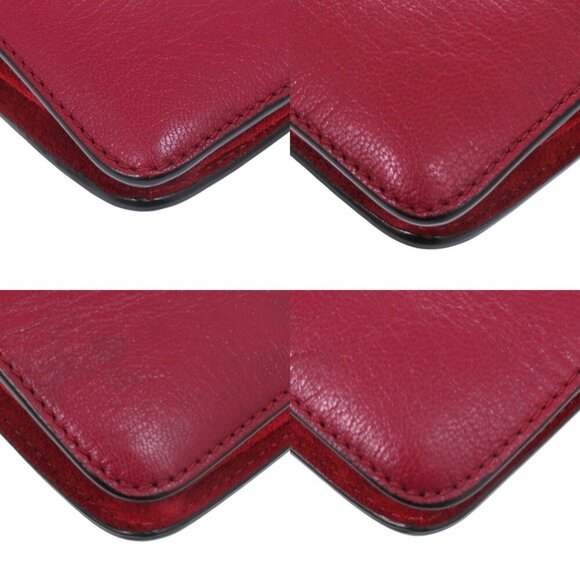 GIVENCHY Red Leather Shoulder Bag - Picture 8 of 10